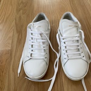 White Saint Laurent Sneakers Size 41
